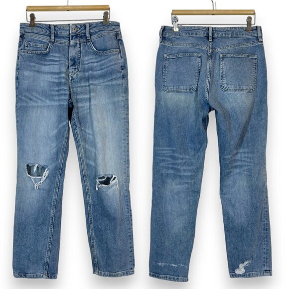 Anthropologie Jeans Slim Distressed 28 - Picture 1 of 13